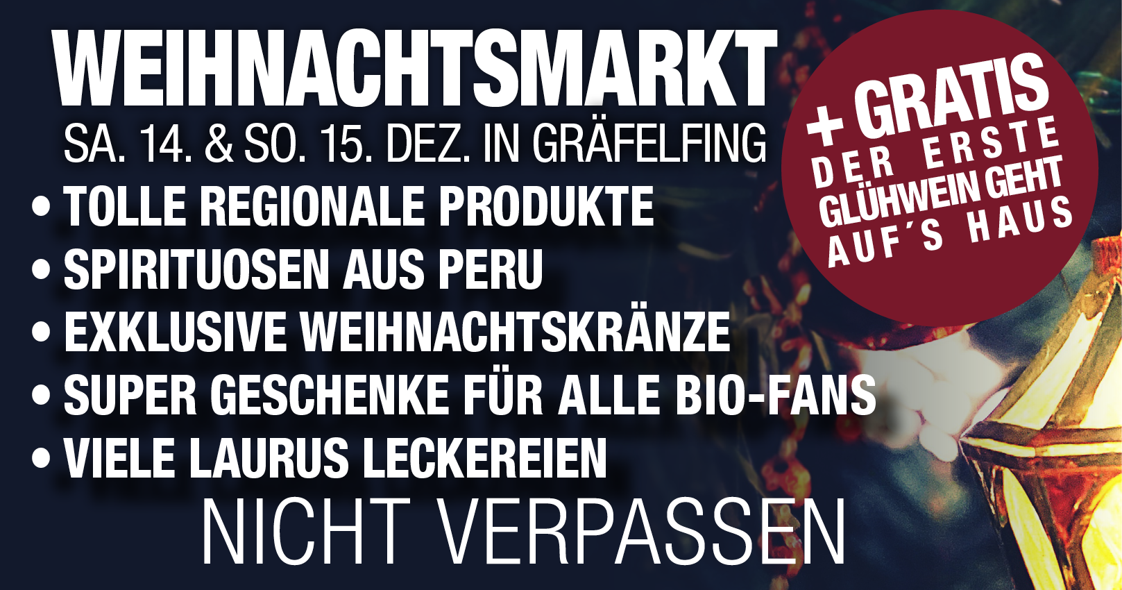 Laurus Weihnachtsmarkt – Wir wiederholen den Erfolg von letztem Jahr